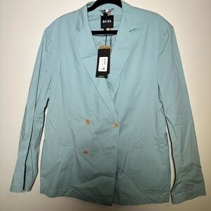 Hugo Boss BOSS Slim Fit Blazer 44R Italian Fabric Stretch Tailored Soft Jacket